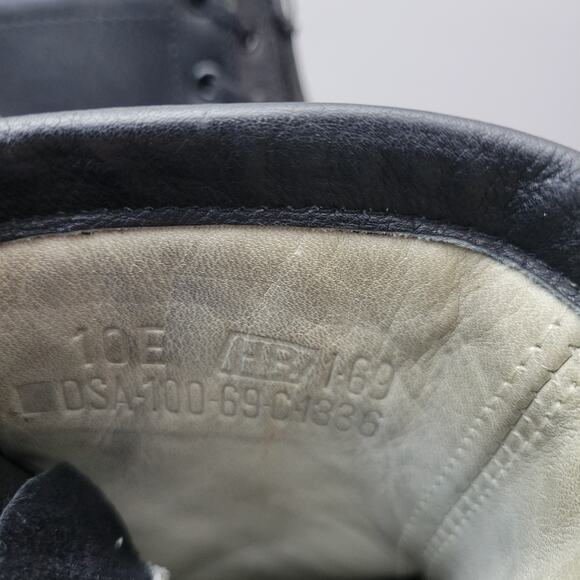 Armortred US Army Military Vietnam 1969 Black Leather Combat Boots Size 10 E main image 12
